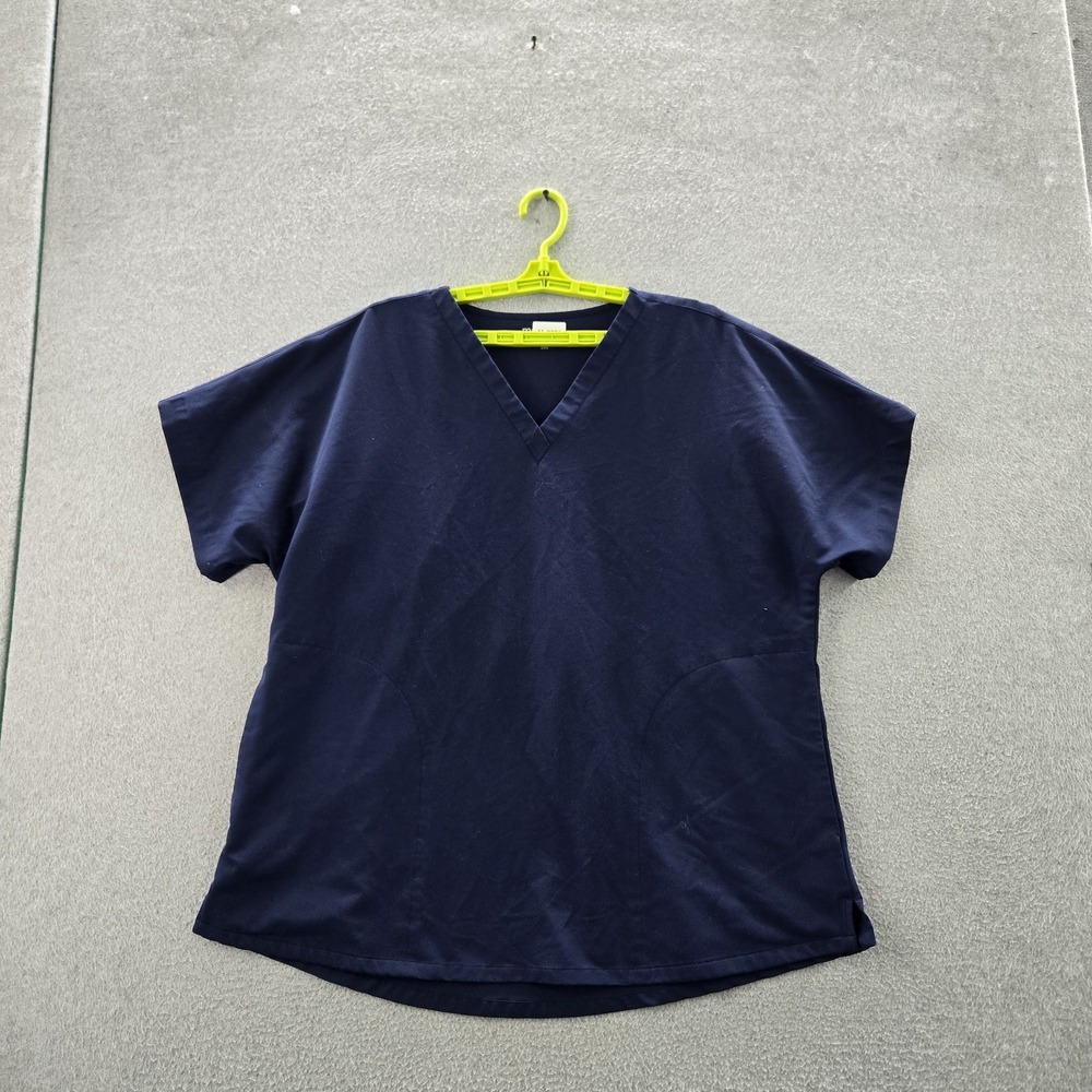 Mandala Women Scrub Top 2XL Navy Blue PO29-S‎ Short Sleeve